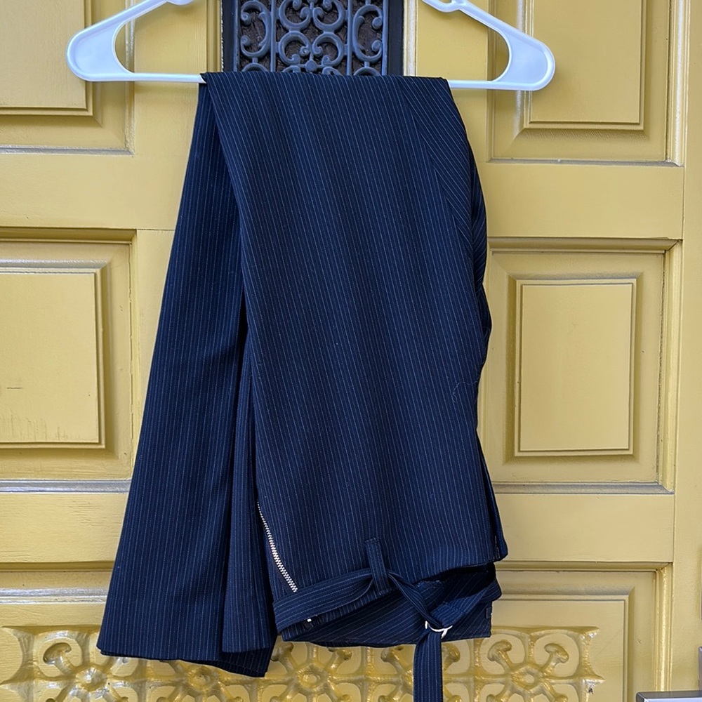 Sisley Black Asymmetrical Wrap Skirt